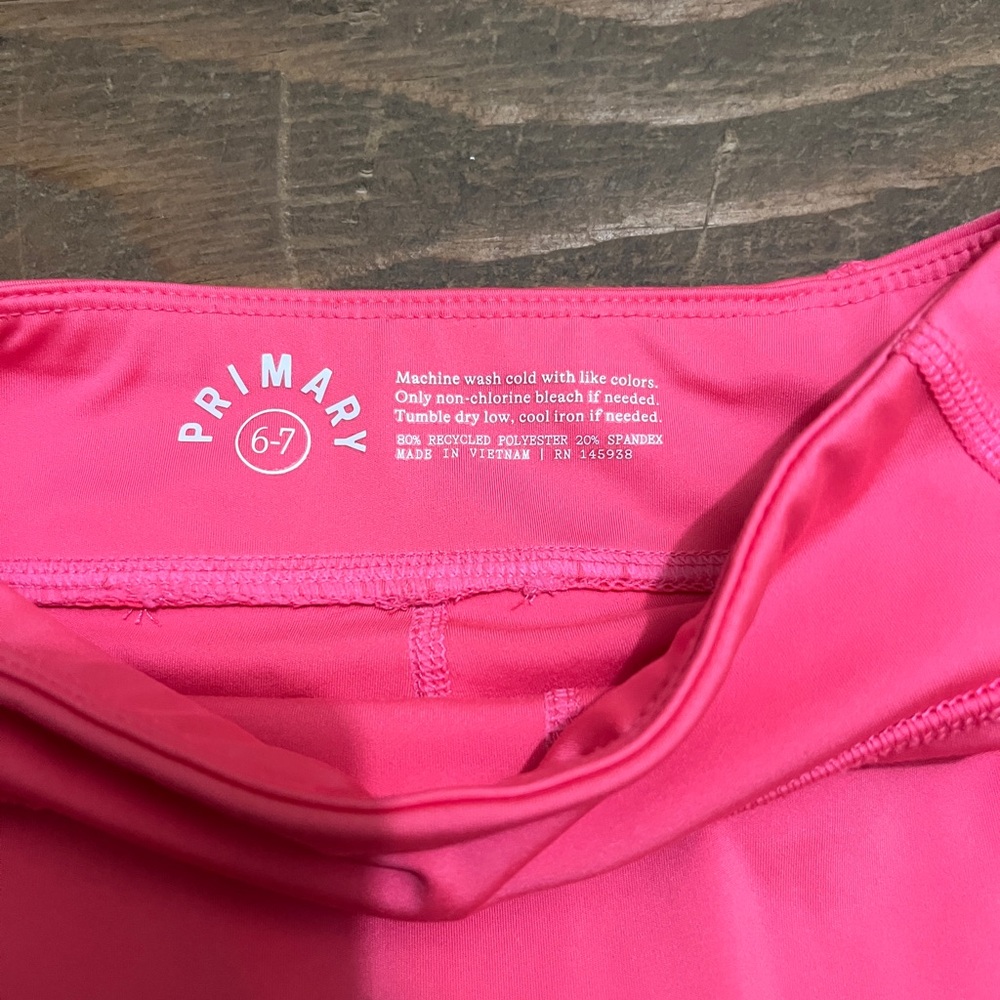 Primary pink skort